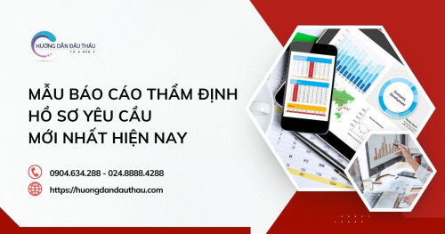Mẫu báo cáo thẩm định hồ sơ yêu cầu mới nhất hiện nay