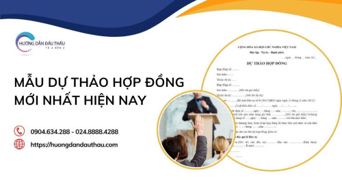 Mẫu dự thảo hợp đồng mới nhất hiện nay