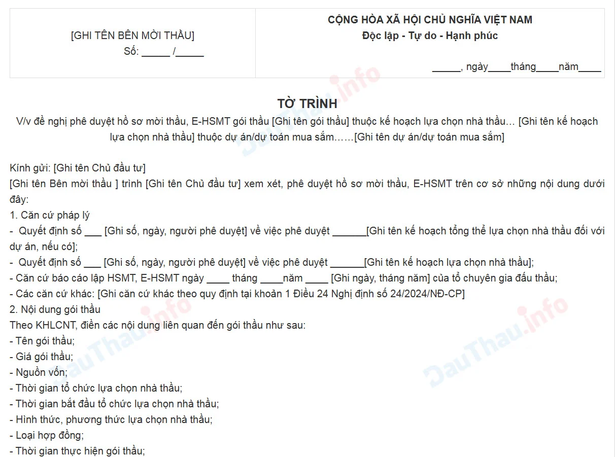 to trinh phe duyet hsmt