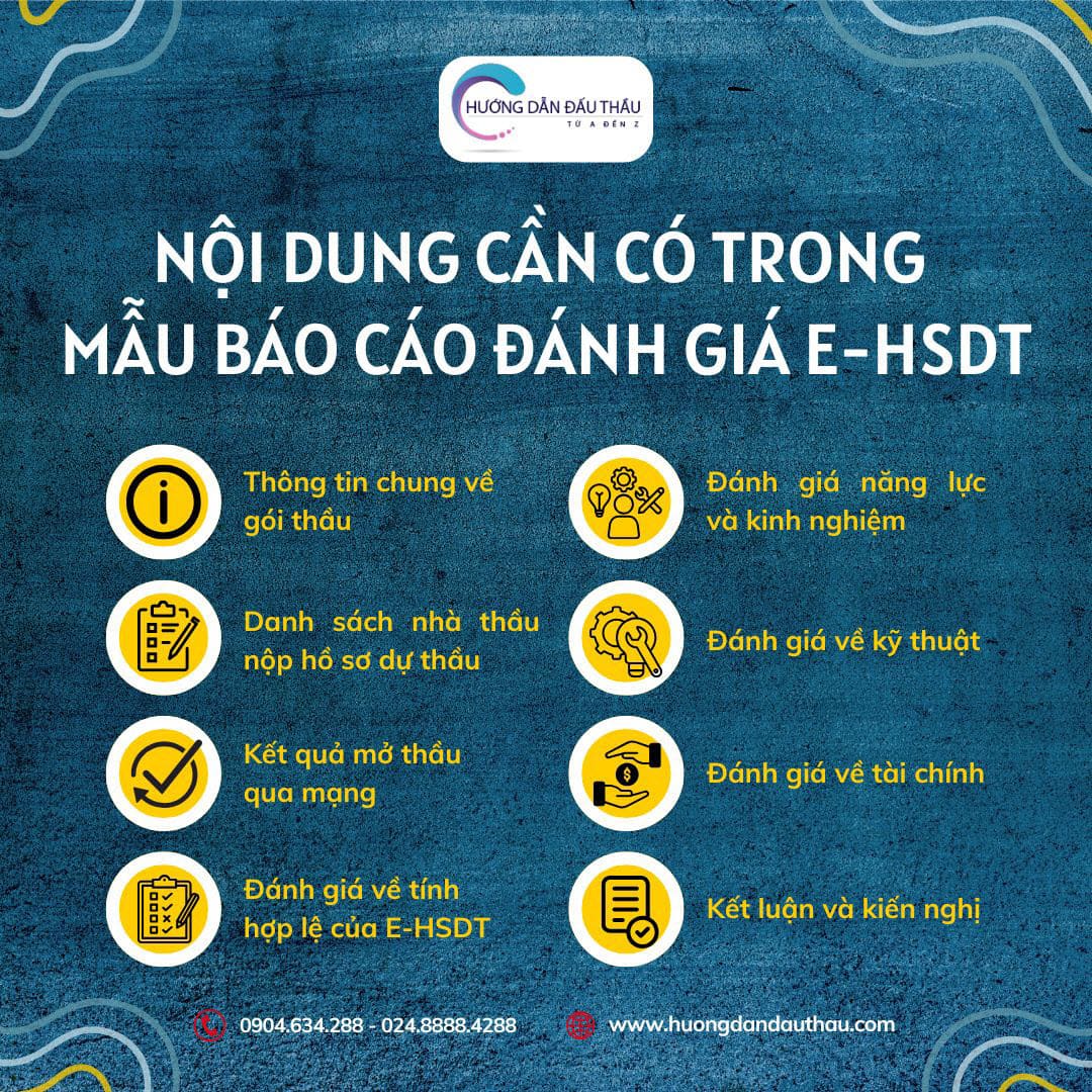nội dung của mẫu báo cáo đánh giá e hsdt (1)